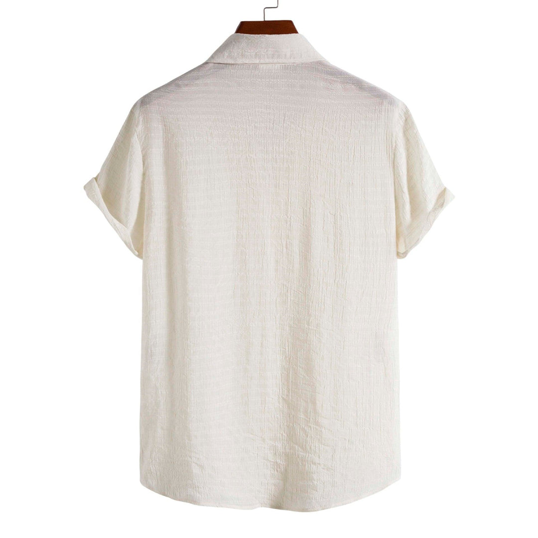 Chemise manches courtes Playa Off White